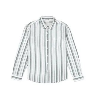 Vertical stripped Shirts made of linen - Dresoo