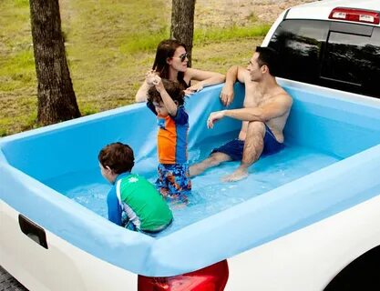 Pickup Pools - A Truck Bed Swimming Pool Camping bed, Campin