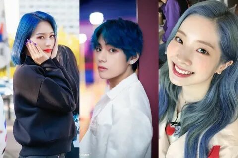 9 Kpop Idols Who Look Stunning With Blue Hairstyles Seoul By