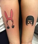 my sister and i got tina and louise belcher ❤ Matching siste