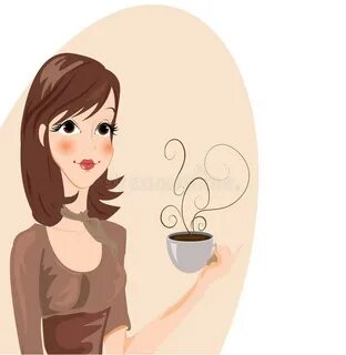 Drinking Coffee at the Balcony Stock Vector - Illustration of humor, indoor: 707