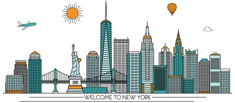 newyork city skyline freetoedit sticker by @ionabondlopez
