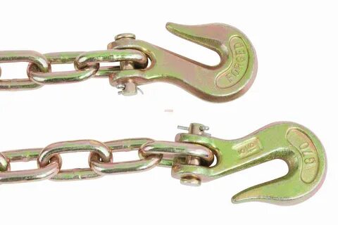 Grade 70 Transport Binder Chain with Grab Hooks at Each End-