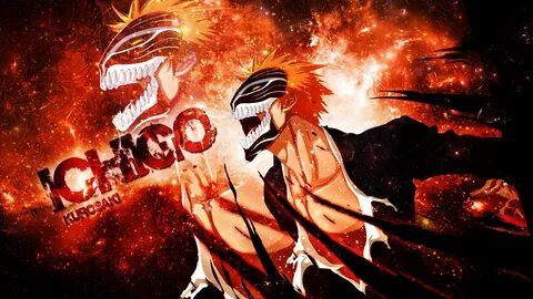 Скачать обои fire, flame, game, Bleach, anime, power, man, b