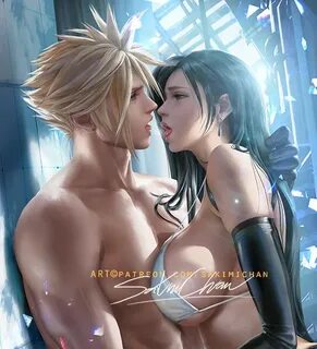 sakimi chan - Cloud Tifa . panel 1. sequence