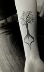 Tree tattoo Roots tattoo, Tree roots tattoo, Willow tree tat