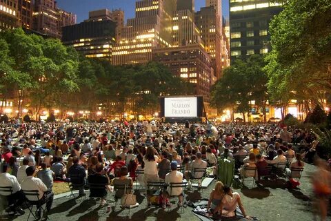 Bryant Park: Mecca of Free Outdoor Films Just Announced Thei