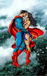 Superman and Wonder Woman by Jack Herbert - edit Wonder woma
