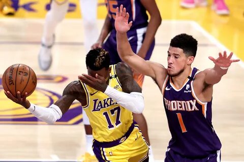 Lakers' Anthony Davis says Devin Booker made a 'dirty play' 