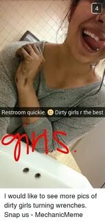 Restroom Quickie Dirty Girls R the Best I Would Like to See 