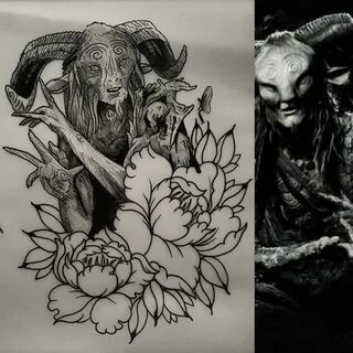 Available faun from pans labyrinth design A5 size £ 180 on l