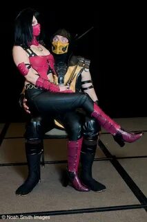 Mileena and Scorpion Mortal Kombat X Cosplay by NerdySiren o