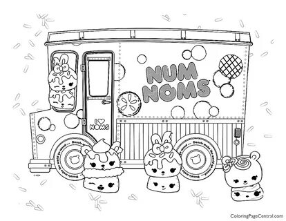 Num Noms Coloring Page 02 Coloring Page Central