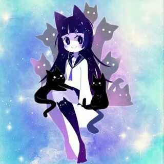 15++ Universe Galaxy Anime Girl Wallpaper - Michi Wallpaper