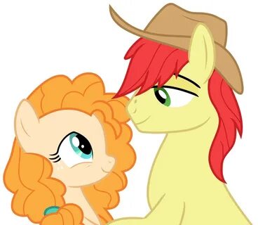 Pear Butter and Bright Mac by pink1ejack My little pony char