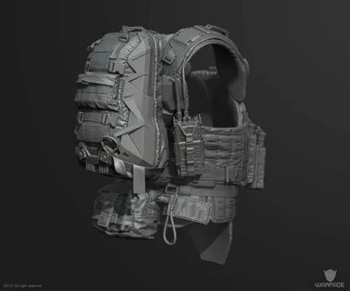 Denis Didenko - new 3d model for crytek (soldier vest)