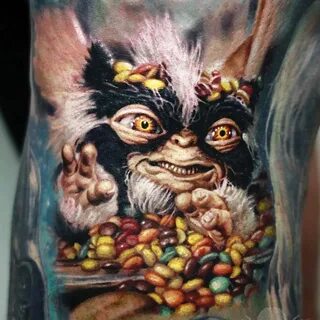 Mohawk from Gremlins 2 tattoo by @tattooedtheory in Hialeah 