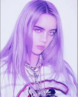 Celebrities Billie Eilish purple Billie eilish, Billie, Cele