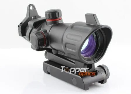 Cheap BSA ACOG Style 1X30 Tactical Red Green Dot Sight Shot 