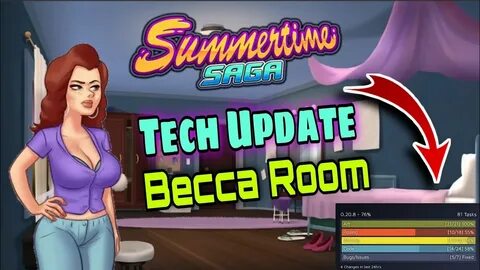 Summertime Saga Tech Update Becca house Room 0.20.8 writing 