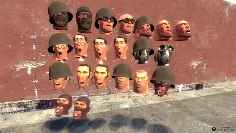 Meet The Soldier bodygroup heads