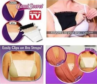 Unterhemden Cami Secret Clip On Mock Camisole Modesty Parody