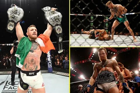 Conor McGregor's standout moments, including two-weight UFC 
