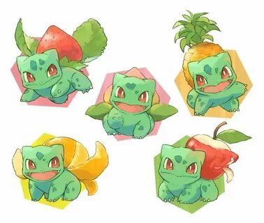 Fruit Bulbasaur Pokemon bulbasaur, Pokemon, Pokemon drawings