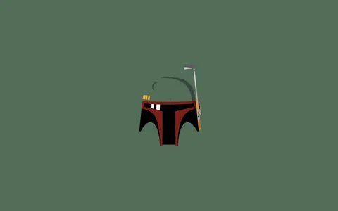 Star Wars, Boba Fett, Minimalism, Bounty Hunter, Helmet Wall