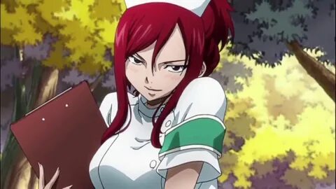 Fairy Tail Erza's Nurse Outfit (ENG DUB) - YouTube