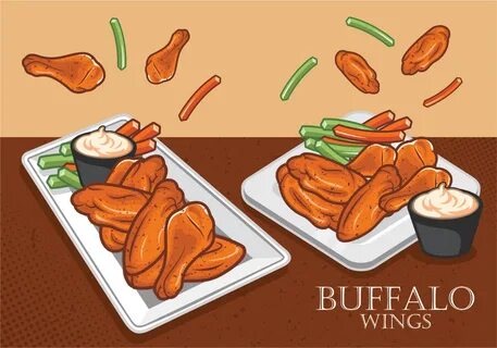 Buffalo Wings Free Vector 141682 Vector Art at Vecteezy