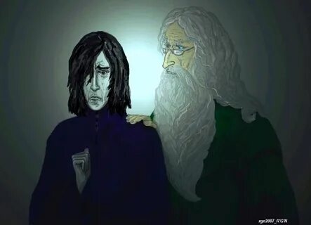 Severus Snape and Dumbledore by rgn2007 on Deviant Art Harry