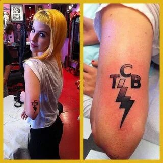 Pin by Shantel Cross on Tatts Hayley williams, Bolt tattoo, 