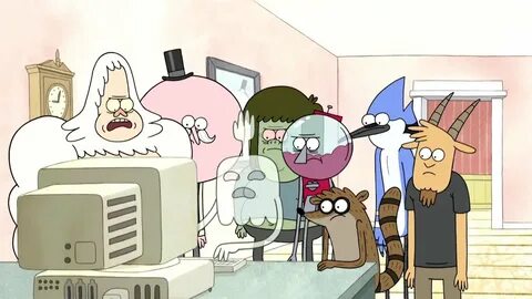 Regular Show - The Park Workers Find Out Why Muscle Man Is S