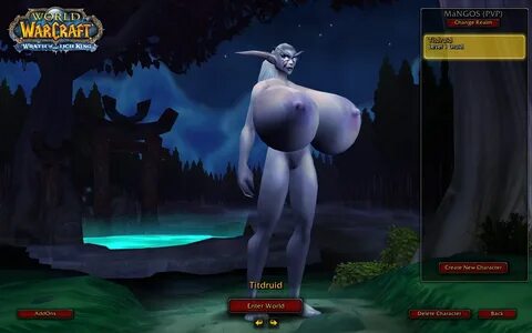 World of warcraft boob mod