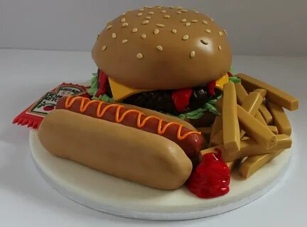 Fast food birthday cake!! Pauls Creative Cakes Flickr