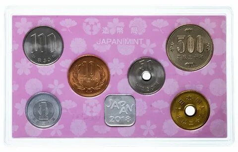 япония набор из 6 монет 2018 и квадратный же - Mobile Legend