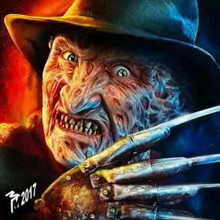 Fredrick Kruger Freddy krueger art, Horror movie art, Freddy