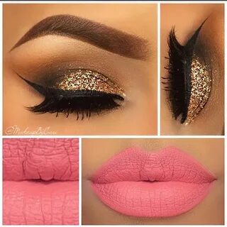 Valentine’s Day Makeup Ideas: Soft Pink Smokey Eyes & Glitte