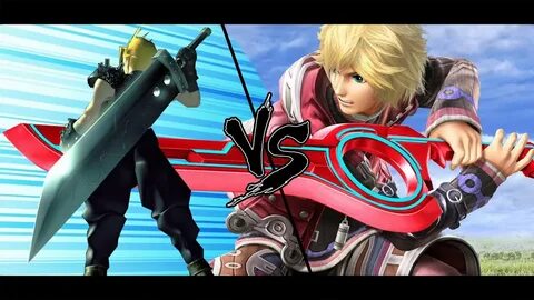 Cloud VS Shulk - Super Smash Bros Wii U - Final Fantasy VS X