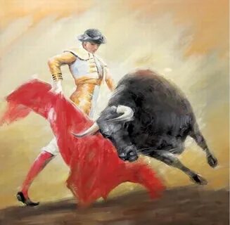 The Matador Painting - Simply Nice ArtSimply Nice Art Bull p