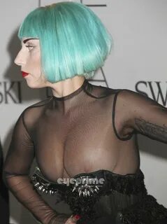 Lady gaga boobs.