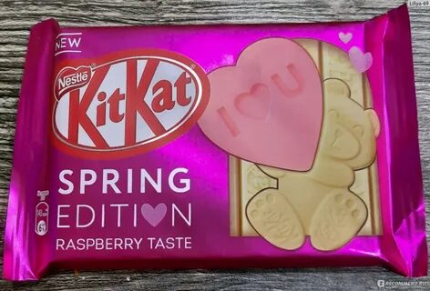 Шоколад Nestle KitKat SPRING EDITION raspberry taste белый с