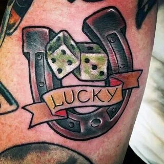 40 Good Luck Tattoos For Men - Lucky Design Ideas