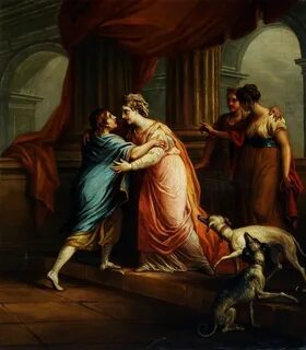 "The Return of Telemachus to Penelope" Antonio Zucchi - Artw