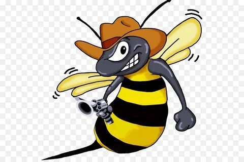 Cartoon Bee png download - 593*600 - Free Transparent Honey 