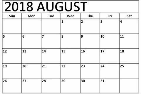 Pin by High Resolution Images on August 2018 Calendar Calend