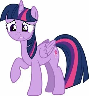 Twilight sparkle worried-white background Twilight sparkle, 