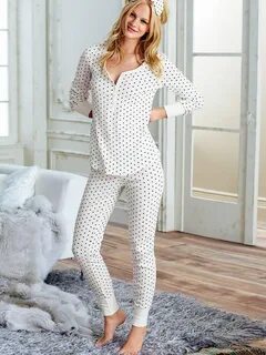 The Fireside Long Jane Pajama - Victoria's Secret Cute sleep