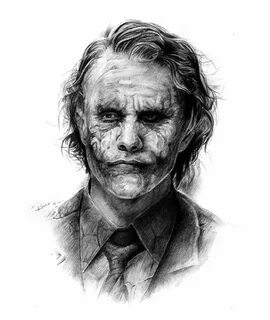 The Joker de Heath Ledger Joker tattoo, Joker sketch, Joker 
